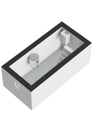 Plattegrond - Mgr. Lebouillestraat 43, 6431 KJ Hoensbroek - Monseigneur Lebouillestraat 43 Hoensbroek - Kelder 3D.jpg